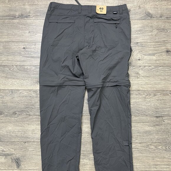 Patagonia Convertible Pants Size 40 Mens Quandary Forge Grey $129 - Picture 6 of 12